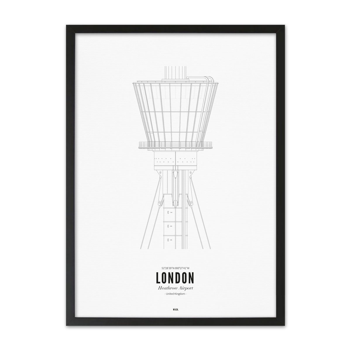 Poster van London Heathrow Airport | WIJCK. 